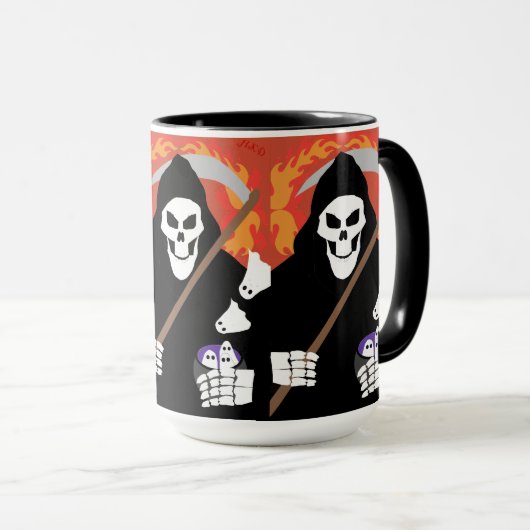 De Rand Reaper Mok (Voorkant rechts)