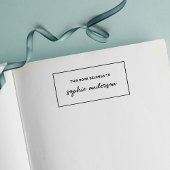 De rand Stijlvolle Naam van het Manuscript dit Boe Zelfinktende Stempel