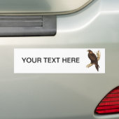 De rand van de adelaar. Een schitterende vogel van Bumpersticker (Op auto)