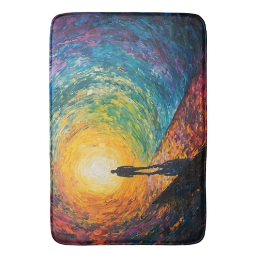 De rand van de dimensie badmat (Voorkant Verticaal)