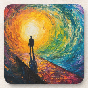 De rand van de dimensie bier onderzetter