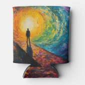 De rand van de dimensie blikjeskoeler (Voorkant)