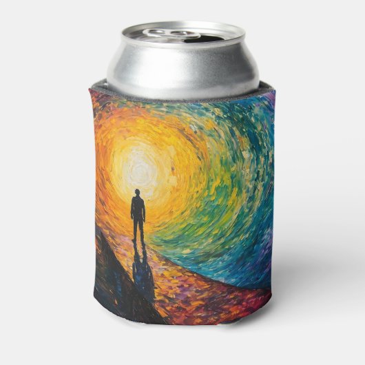 De rand van de dimensie blikjeskoeler (Blikje Achterkant)