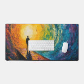 De rand van de dimensie bureaumat (Keyboard & Muis)