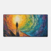 De rand van de dimensie bureaumat (Voorkant)