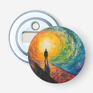 De Rand van de Dimensie Button Flesopener