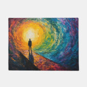 De rand van de dimensie deurmat (Voorkant)