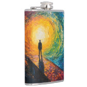 De rand van de dimensie heupfles (Rechts)