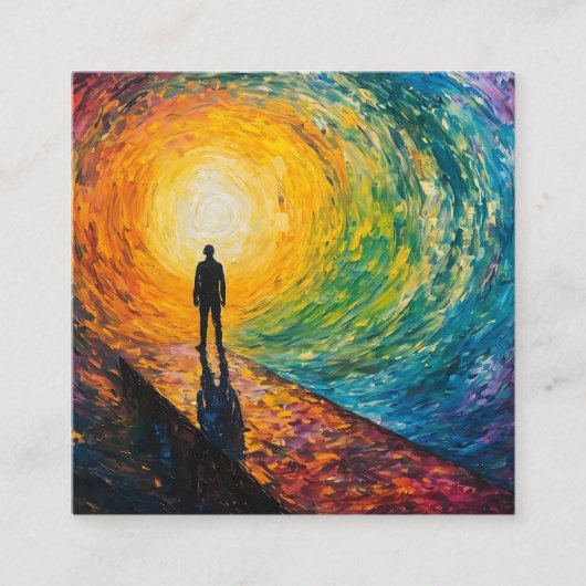 De rand van de dimensie informatiekaartje (Voorkant)