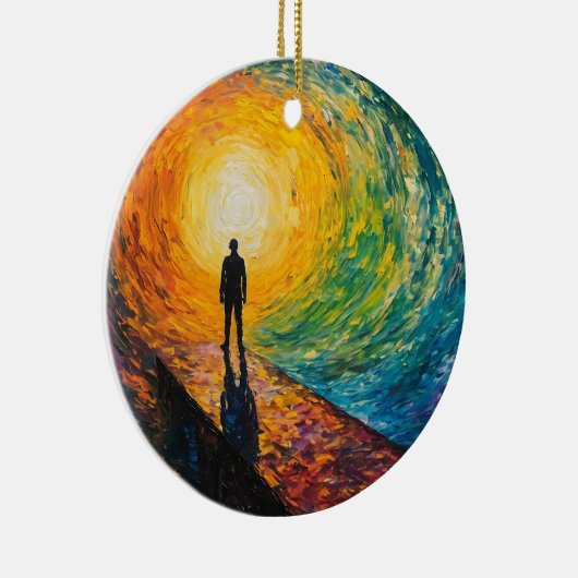 De rand van de dimensie keramisch ornament (Rechts)