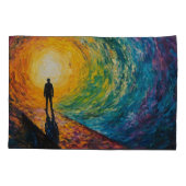 De rand van de dimensie kussensloop (Achterkant)