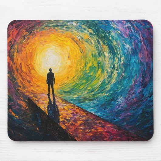 De rand van de dimensie muismat (Voorkant)