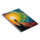 De rand van de dimensie notitieboek (Rechterzijde)