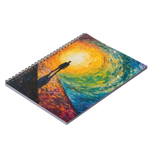 De rand van de dimensie notitieboek (Linkerzijde)