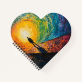 De rand van de dimensie notitieboek (Voorkant)