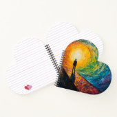 De rand van de dimensie notitieboek (Binnen)