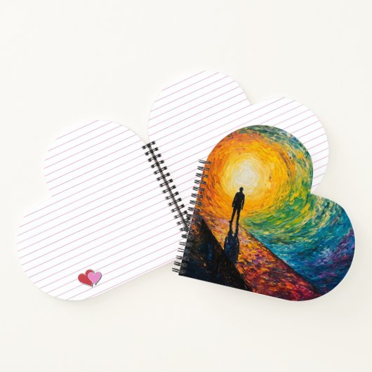 De rand van de dimensie notitieboek (Binnen)