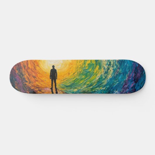 De rand van de dimensie persoonlijk skateboard (Horizontaal)