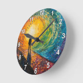 De rand van de dimensie ronde klok (Hoek)