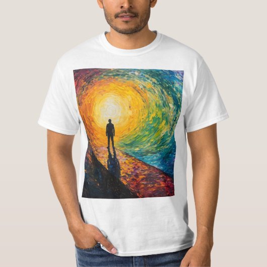 De rand van de dimensie t-shirt (Voorkant)