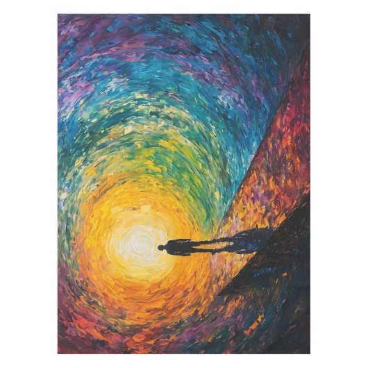 De rand van de dimensie tafelkleed (Voorkant)