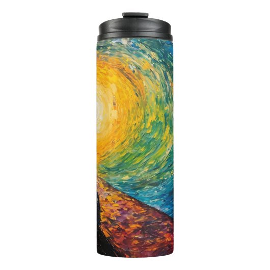 De rand van de dimensie thermosbeker (Voorkant)