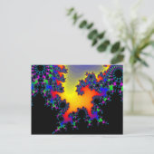 De rand van de fractal: briefkaart (Staand voorkant)