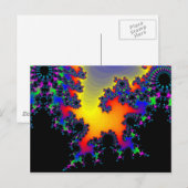 De rand van de fractal: briefkaart (Voorkant / Achterkant)