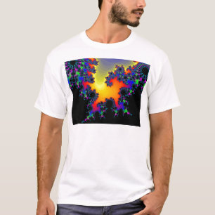 De rand van de fractal: t-shirt