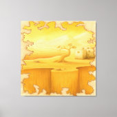 "De Rand van de Wereld" Avontuur Motief Schilderen Canvas Afdruk (Voorkant)