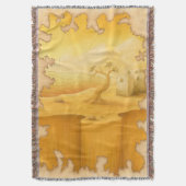 "De Rand van de Wereld" Avontuur Motief Schilderen Deken (Voorkant Verticaal)