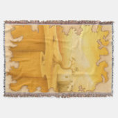 "De Rand van de Wereld" Avontuur Motief Schilderen Deken (Voorkant)