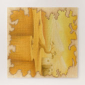 "De Rand van de Wereld" Avontuur Motief Schilderen Legpuzzel (Horizontaal)