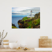 De "Rand van de Wereld" bij de Fanad Head Lighthou Poster (Keuken)