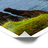 De "Rand van de Wereld" bij de Fanad Head-vuurtore Perfect Poster (Hoek)