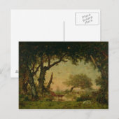 De rand van het bos in Fontainebleau Briefkaart (Voorkant / Achterkant)
