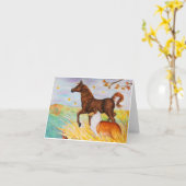 De Rand van het vooruitzicht 4x6 notecard Kaart (Gele Bloem)
