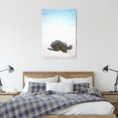 De rand van het water canvas afdruk (Insitu (Slaapkamer))