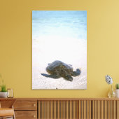 De rand van het water canvas afdruk (Insitu (Woonkamer))