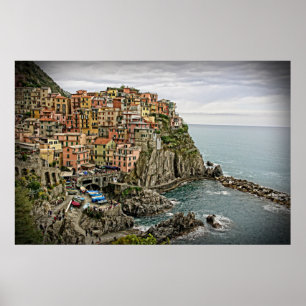 De rand van Italië - Manarola - Cinque Terre Poster