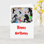 De Randen van de Slag van Paintball Kaart (Gele Bloem)