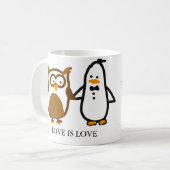 De Random Penguins MOK - "LOVE IS LOVE" (Voorkant links)