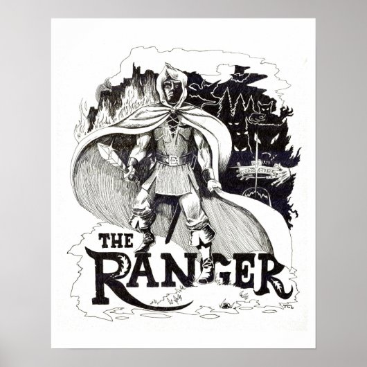 "De Ranger" - Illustratie door Tracy Lesch Poster (Voorkant)