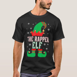 De Rapper Elf Overeenkomende Familie Groep Kerstmi T-shirt