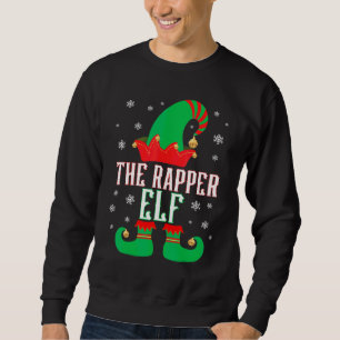De Rapper Elf Overeenkomende Familie Groep Kerstmi Trui