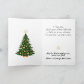 De rare wereld is blij! kerstvakantie feestdagen kaart (Binnen)