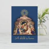 De rare wereld is blij! kerstvakantie feestdagenkaart (Staand voorkant)