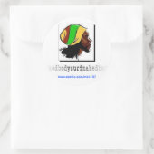 De Rasta sticker van BSN Bodysurfing Apparel (Tas)