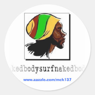 De Rasta sticker van BSN Bodysurfing Apparel