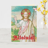 De rasteraar (Detail; VVP 08) Pasen Kaart (Gele Bloem)